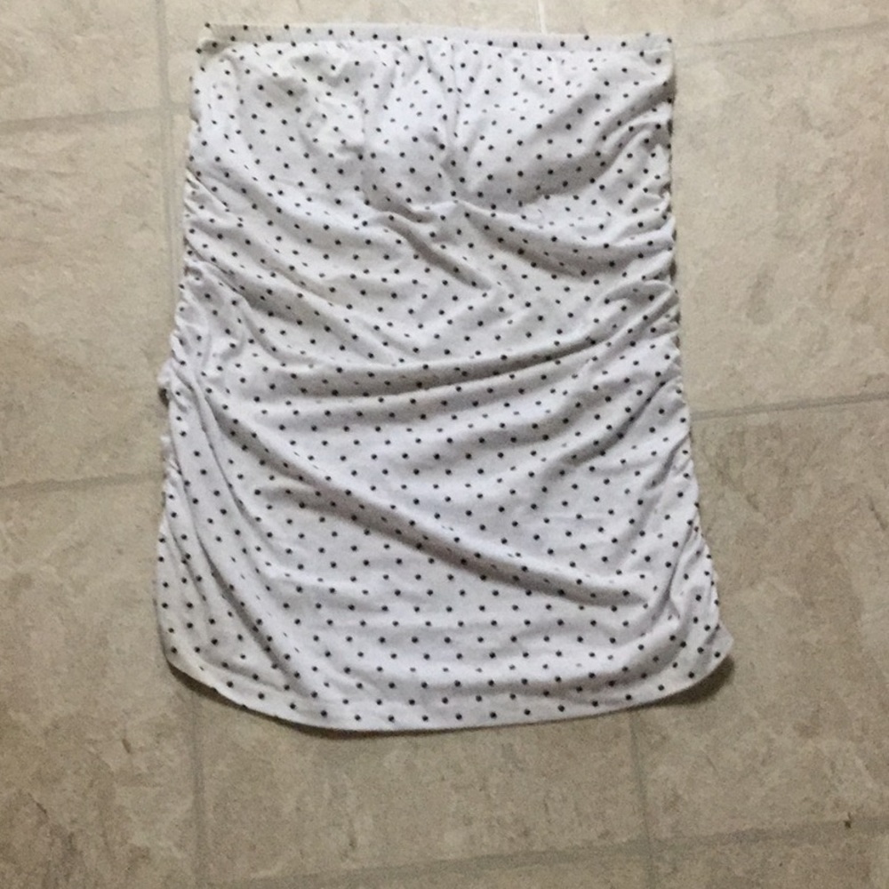 Polka dot tube top